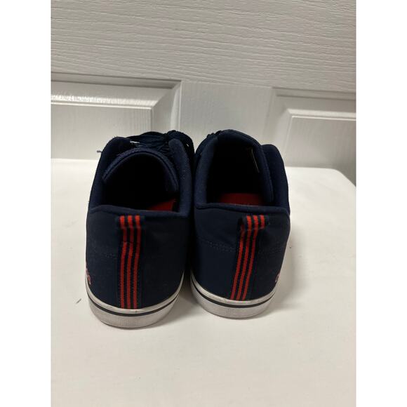 Adidas Navy Blue Low Top Sneakers Red Stripes Lace Up Casual Shoes US Size 11 main image 9